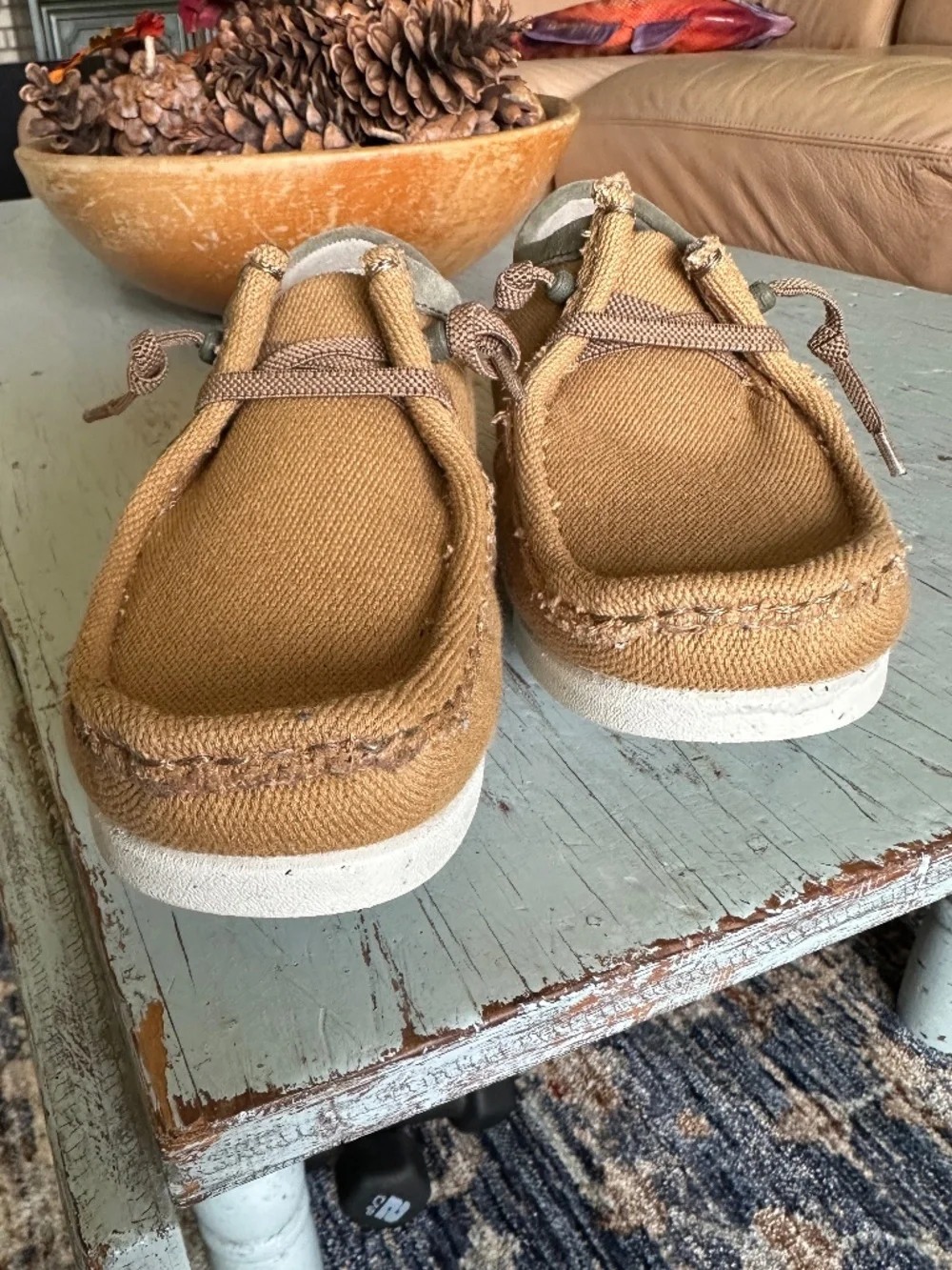 NWT Clarks Men's ShacreLite Moc Dark Sand Combo size 8 'Extreme Confort'